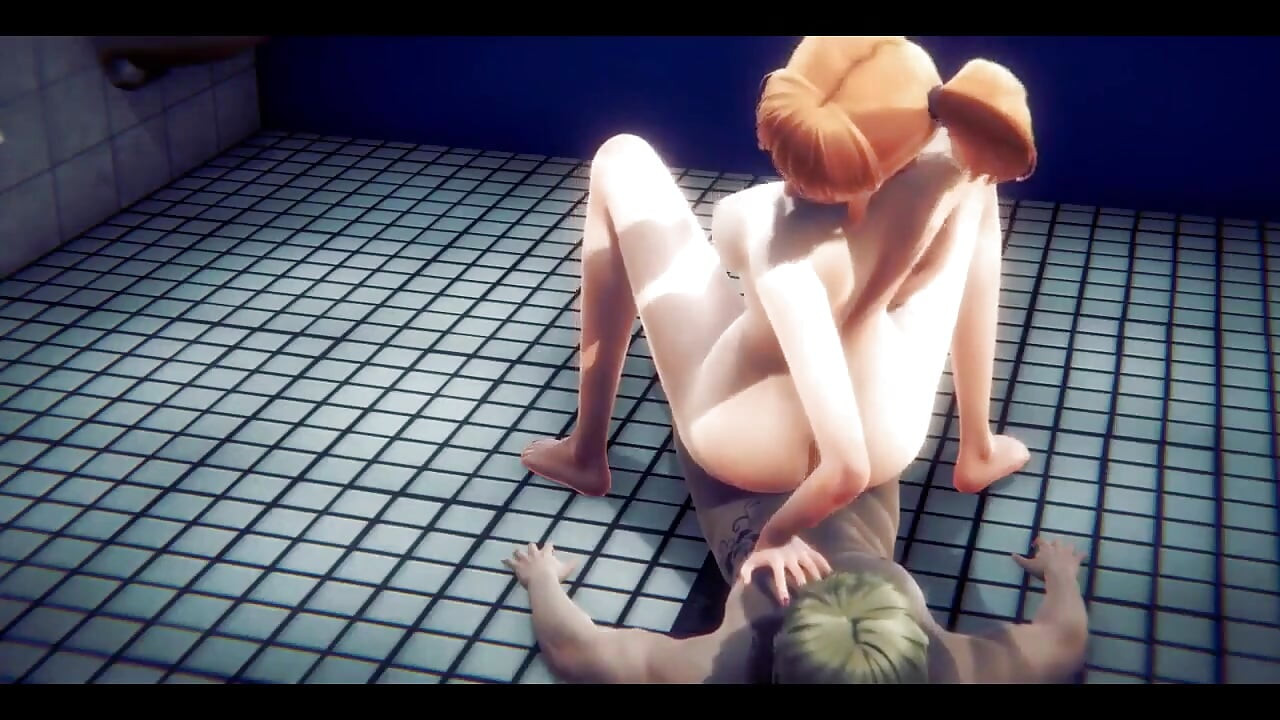 Hentai Uncensored 3D - 公衆トイレでのハードセックス - 日本のアジア系漫画 アニメ 映画 ゲーム ポルノ