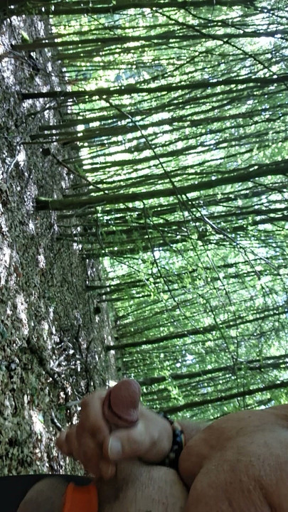 snotting in the forest