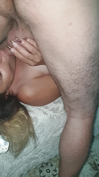 Turkish couple having sex in the 69 position.