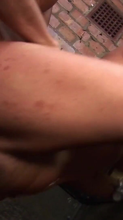 Emotional moment from "Fucking a handyman in the elevator is a dream come true for the naughty brunette"