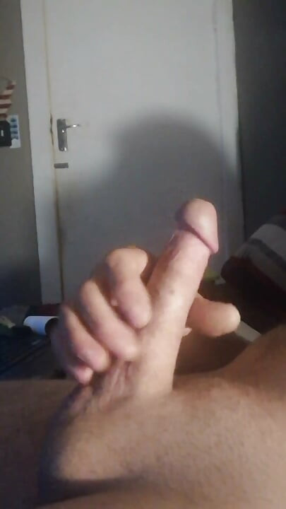 Playing with myself watching porn while my roommate could hear