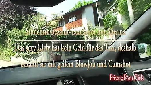 Сексуальная шлюшка любит минет в машине