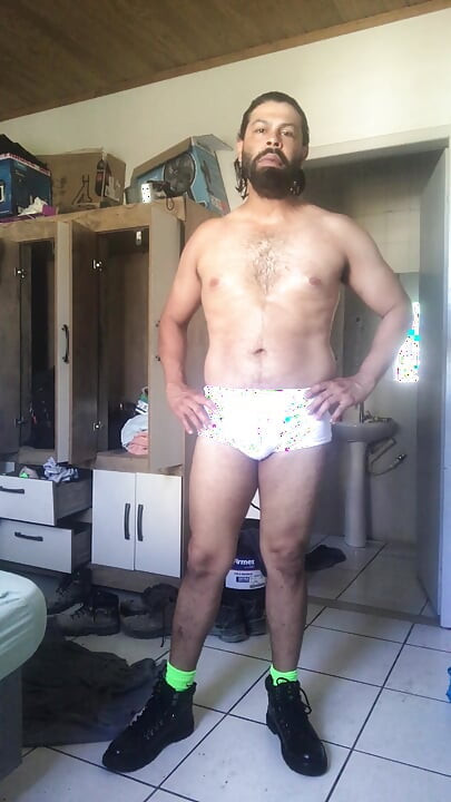 Trying Out New Swim Trunks and Boots. Exercises and Stretches.