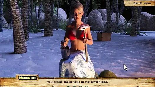 Непристойный остров No8 - она сделала мне дрочку