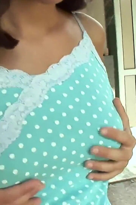 Foxy teen fucking on the blanket outside