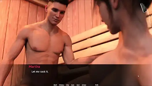 Ibu tiri nyepong kontol alex di ruangan sauna