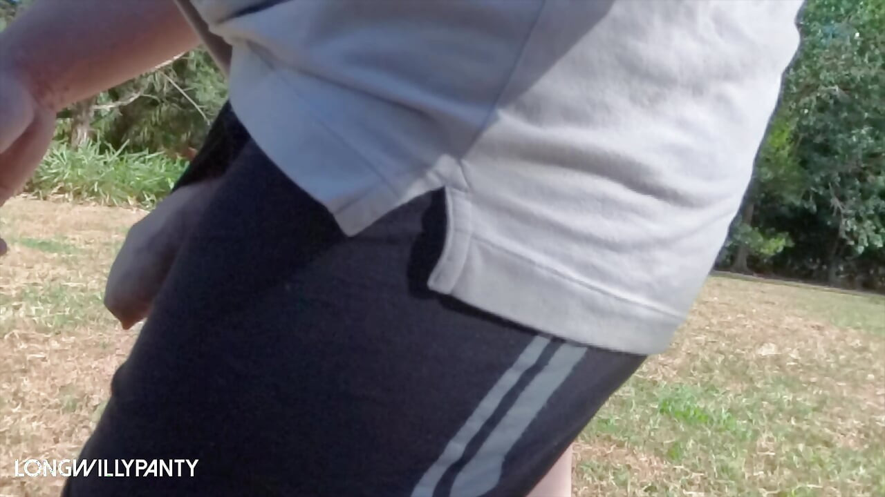 Uncut cock flopping around in public flashing dare.