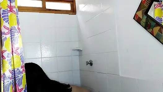 Stepfather fucks his stepdaughter behind the scenes of her Stepmother