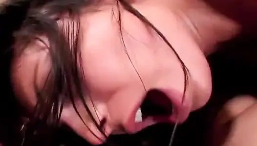 Tiffany while having sex is begging to spread his cum all over her face