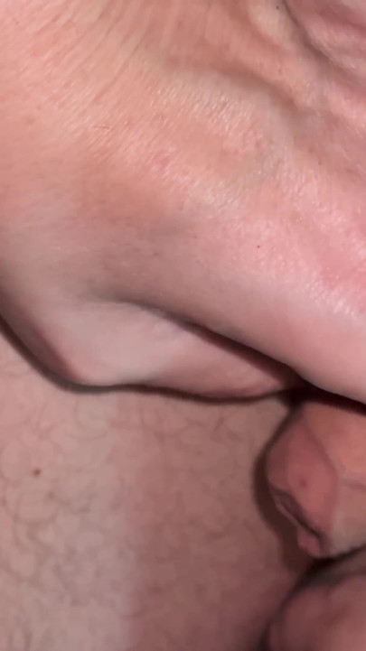 Captivating moment from "Playing with the tails and foreskin while watching TV"