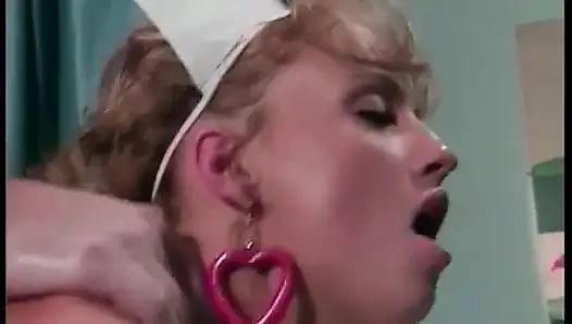 This nurse loves to bang her male patient in a hospital gown