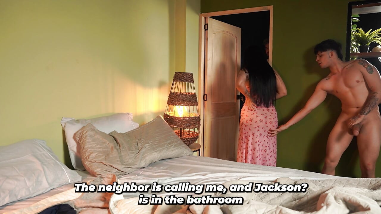 Big-Assed Stepmother Gets Fucked by Her Big-Dick Stepson Without Being Seen - Horny Husband