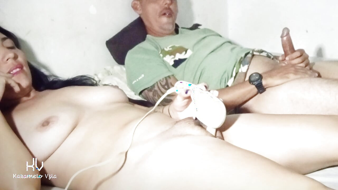 Masturbation between partners ends with them having