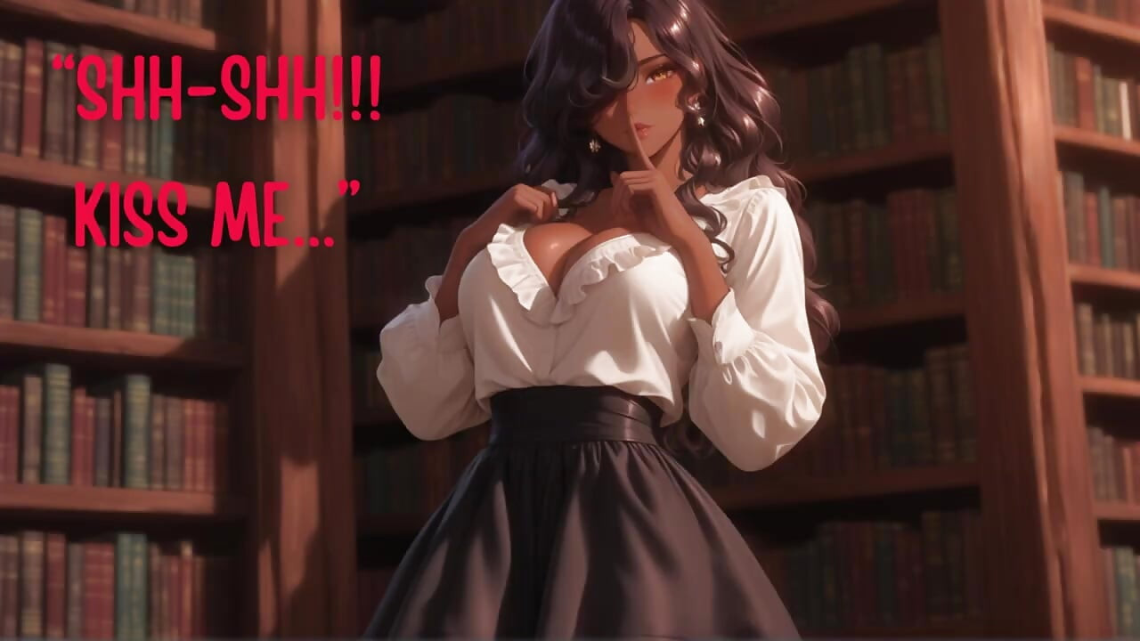 Iubită bibliotecară te sărută în timp ce lucrezi (sună gura) (gemete) (scris) (jucăuș) ASMR