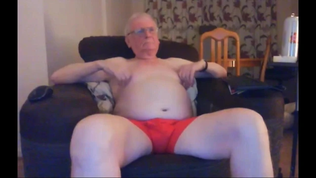 grandpa play on webcam