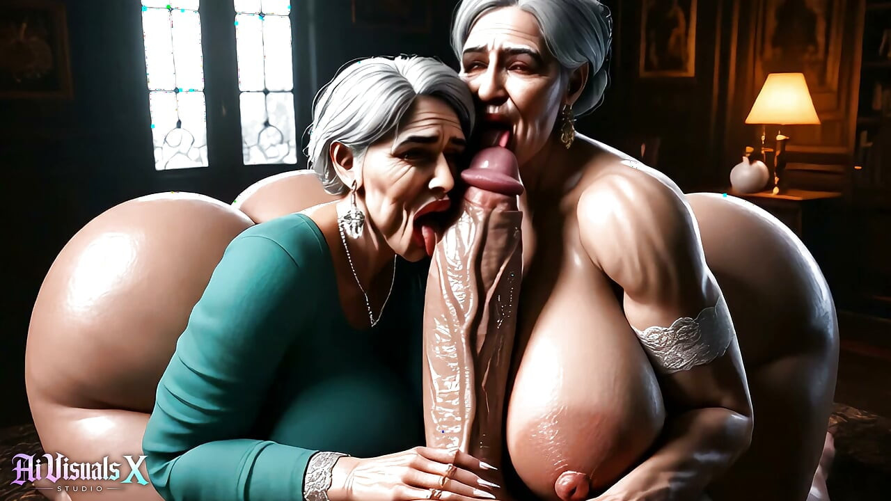 3D Mature GILF Bimbos Worship Gigantic BBC and BWC - Compilation (100% AI Generated)