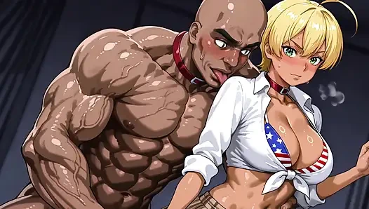 Darkshine (OPM) x Ikumi (Shokugeki)