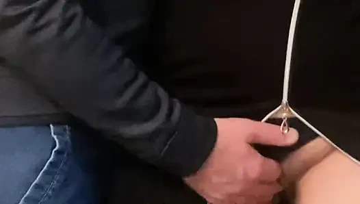 Wow! Kirli yabancı parmaklarıyla metroda amımı ovuyor