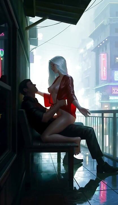Virtual AI Kink presenta: Belleza en una noche lluviosa