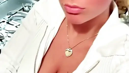 My 36f owner demanded I play with my boobs at home and in public in fetish sweaters. I gladly obeyed her massaging my big tits