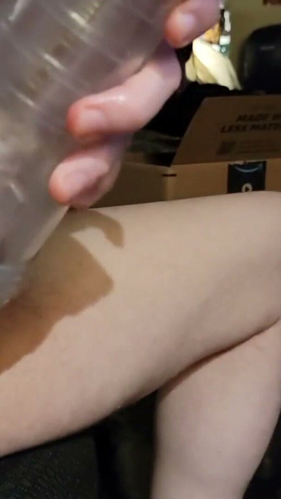 Fucking it like its your mom Stroking with my clear fleshlight | Clip 2
