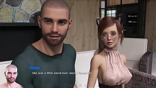 Şeytan tarafından tapılıyor #18 - animasyonlu seks oyunu - kızıl saçlı orta yaşlı seksi kadın açık havada seks!