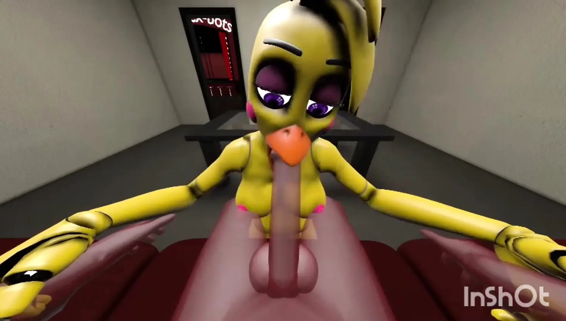how to use tongue vibrator Five Nights At Freddy's Toy Chica (eroticphobia) ! Animated main image 1