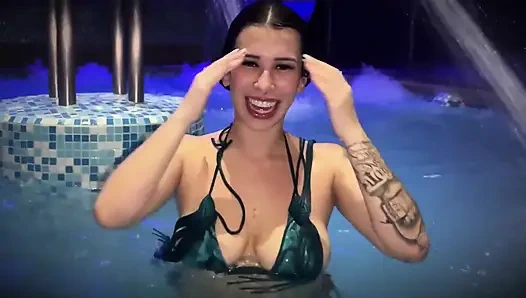 I Fuck My Stepsister's Friend in the Pool While She Goes for Some Drinks