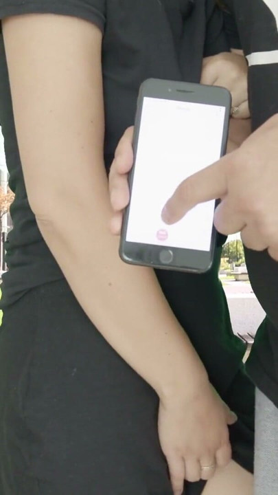 Ejaculate loudly in public on the mall terrace with the Lush remote control vibrator | Clip 1