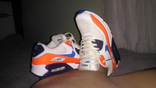 NIKE AIR MAX 90 on dick gently massaging very yummiest