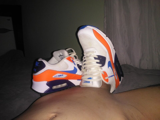 Nike air max 90 no pau massageando suavemente muito yummiest