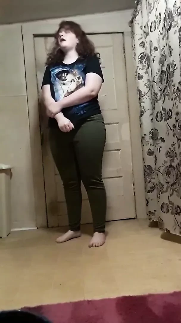 BBW Stripping for First Time on Cam