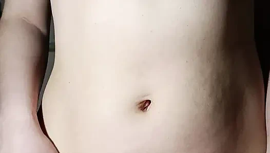 Creampie di memek sempit setelah menggosok kontol dan bercinta