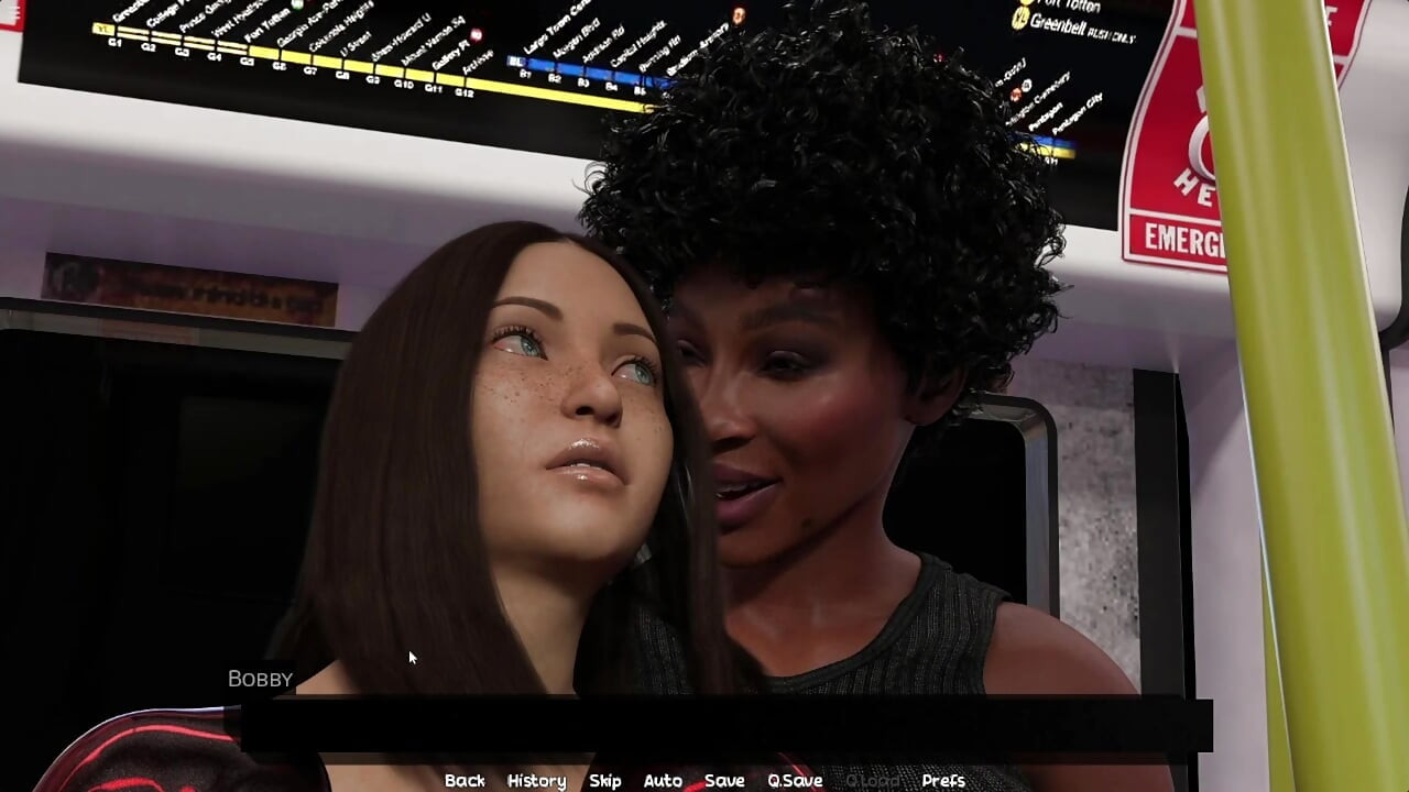 Luna donne une branlette à une MILF noire transsexuelle énorme