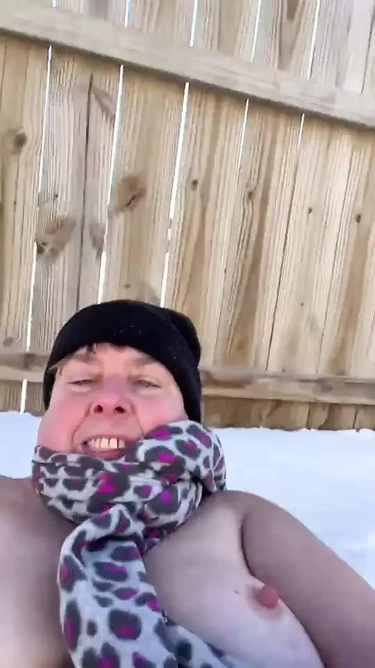 playing in the snow
