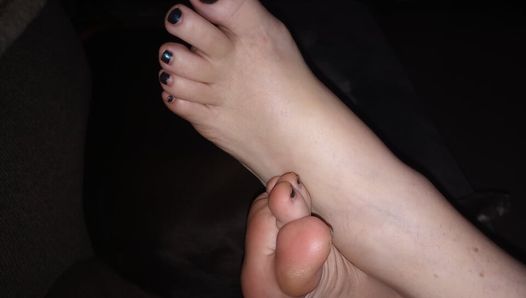 Minhas namoradas pés para você admira.