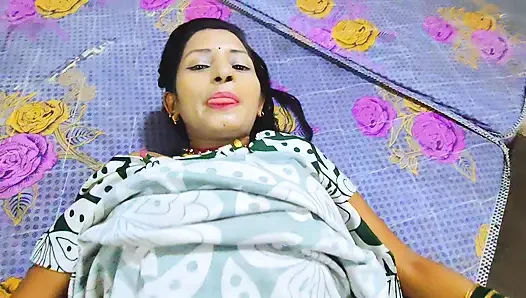 Indian Stepmom Shared Single Bed and Made Stepson Happy Full Hindi audio