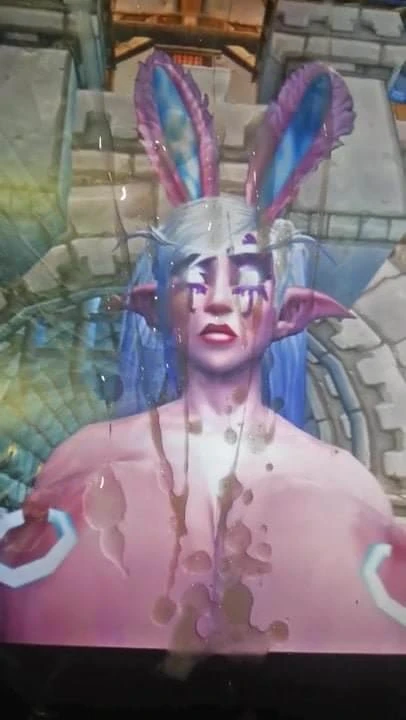 12 spurts of cum for Shienna (WoW tribute)