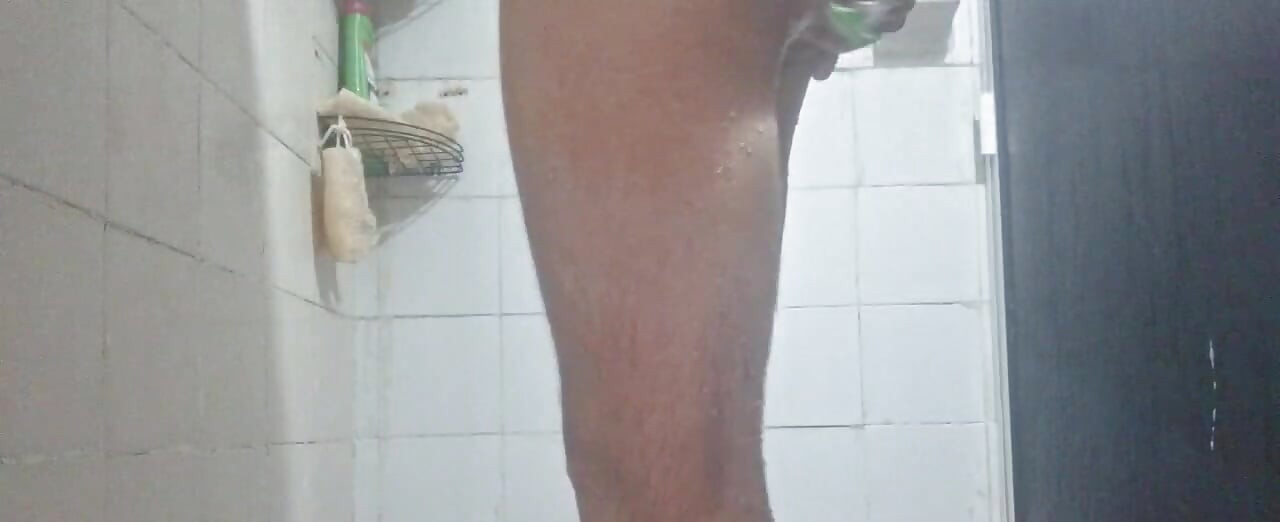 Shaving in the shower