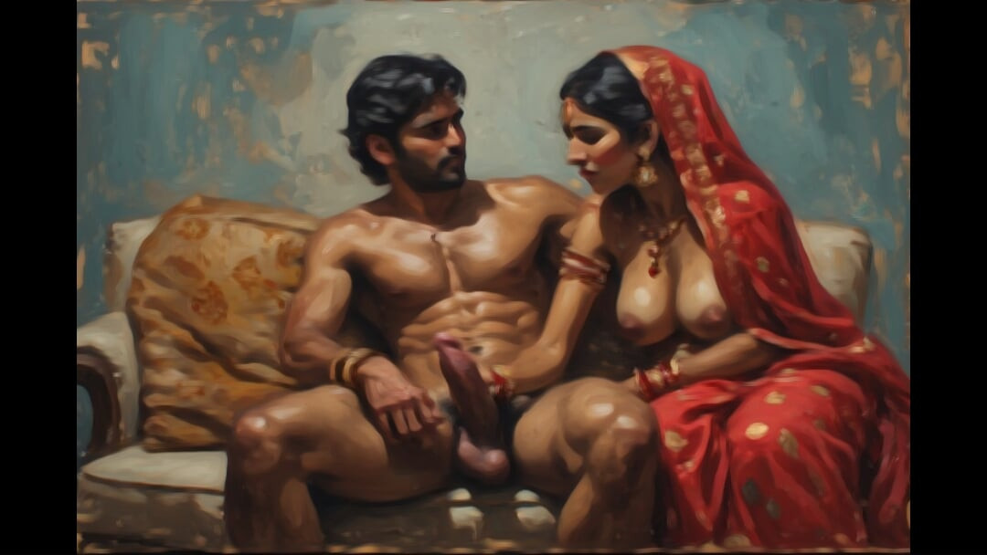 Indian lucky uncle fucking two college girls best threesome sex
