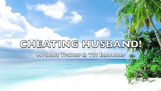 Неверный муж наполняет сливками друг жены Tiff Bannister