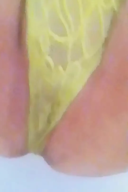 Peeing in my cute panties