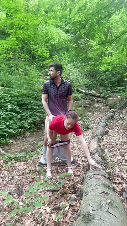 Took Marina to the Tiny River for Anal!!!