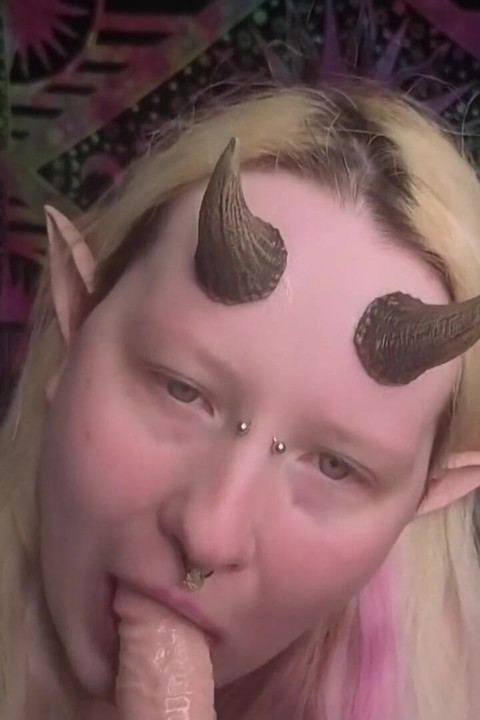 Tiefling Femdom Sucks and Fucks the Soul Out of You