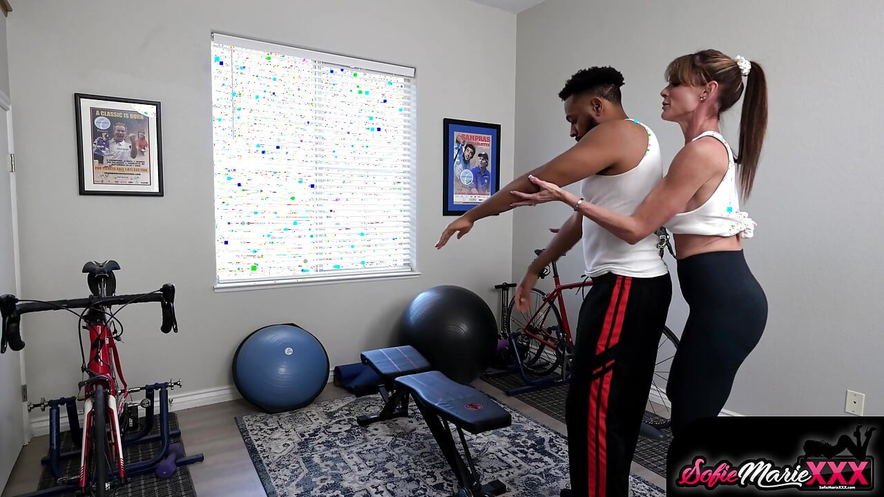 Fit MILF Sofie Marie Teases Big Dick Guy To Fuck Her