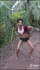 Crossdresser dancing