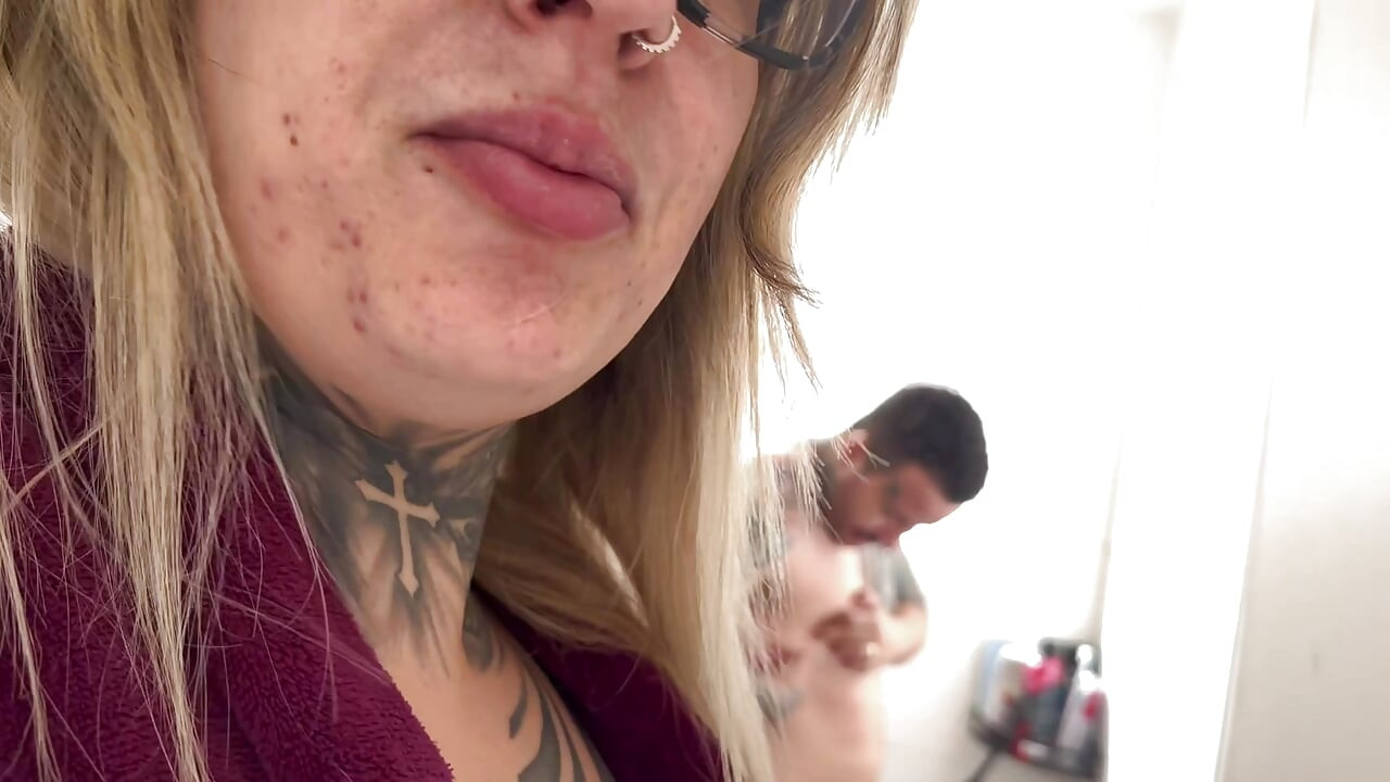Me and my husband with a small dick getting ready to eat a pussy