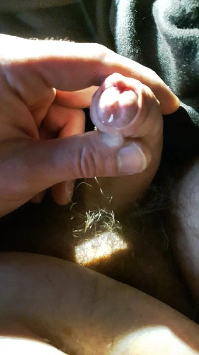 Cucki makes his limp dick cry his cuckold tear