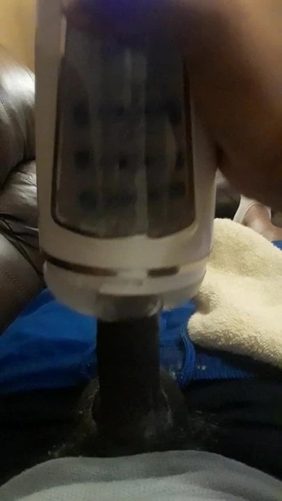 Alex  new Men's Massage Cup fucks it and cums