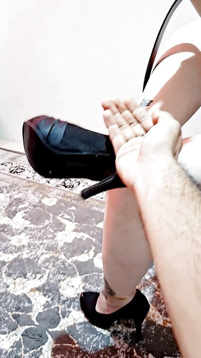 Part 3  Foot on His Back, Collar On, Laughing While I Humiliate My Slave